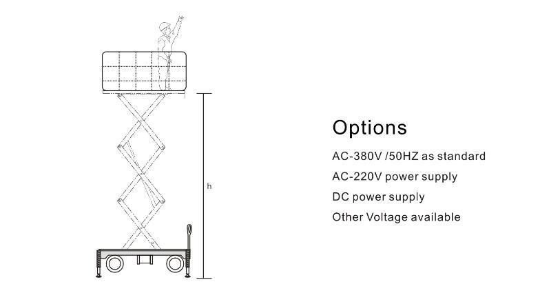 Mobile High-Raised Lift Table (SJY)