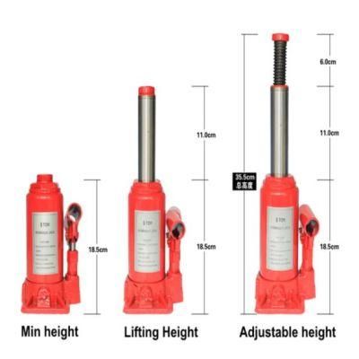 China Manufacturer 5 Tons Vertical Car Jack Hydraulic Bottle Jacks