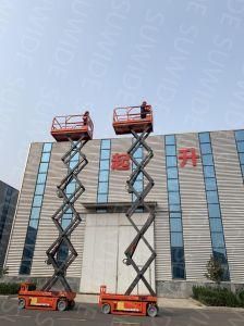 Suwide Battery Driven Self Propelled Scissor Man Lift Hydraulic Electric Work Platform Scissor Lift