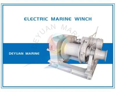 Electric Driven Type Marine Mooring Winch with Drum