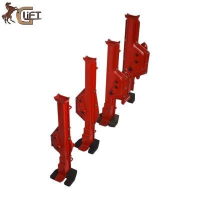 China High Strength Low-Profile Mechanical Steel Rack Jack 1.5t~25t