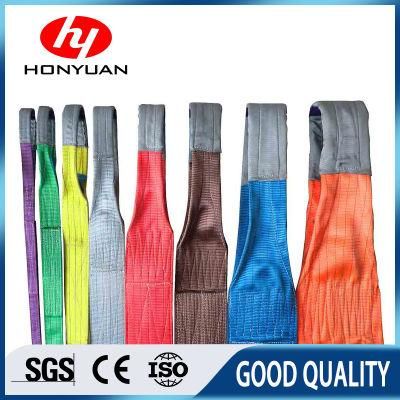 Webbing Sling Customizable Length ODM OEM Factory Polyester No Harm to The Cargo