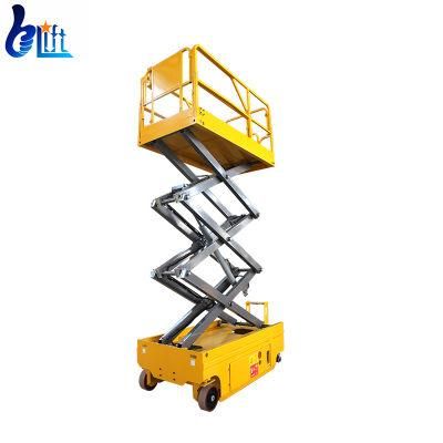 6-12m 320kg Load Cheap Electric Driven Self-Propelled Hydraulic Material Lifting Mechanism