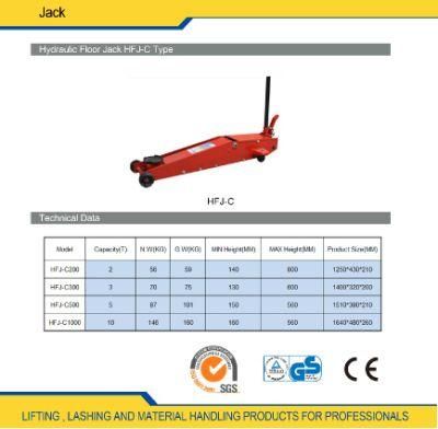 Hydraulic Floor Transmission Jack 2 Ton - 10 Ton