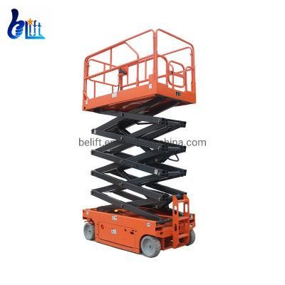 300kg 6m-12m Hydraulic Aerial Manlift Platform Electric Scissor Lift