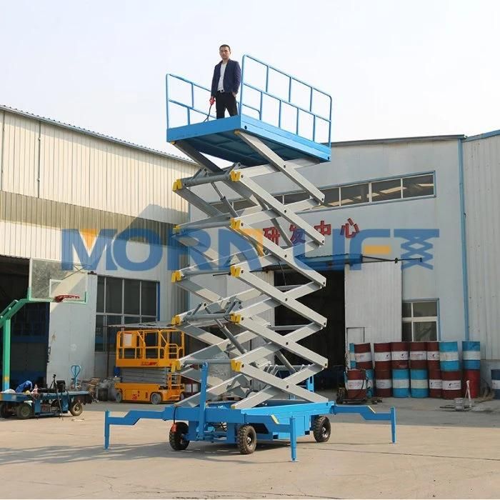 500kg Small Size Movable Hydraulic Scissor Man Lift Height to 6m
