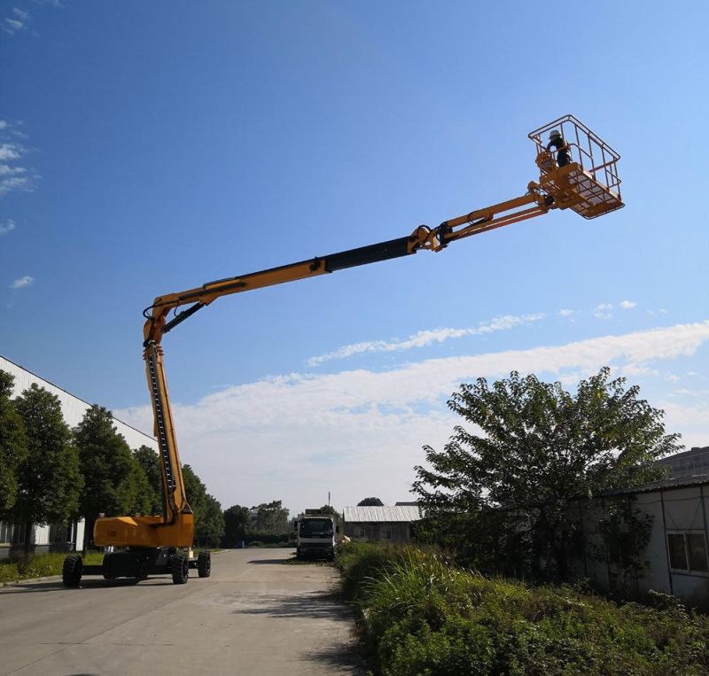 38m Self-Propelled Articulated Boom Lift Diesel Boom Lift