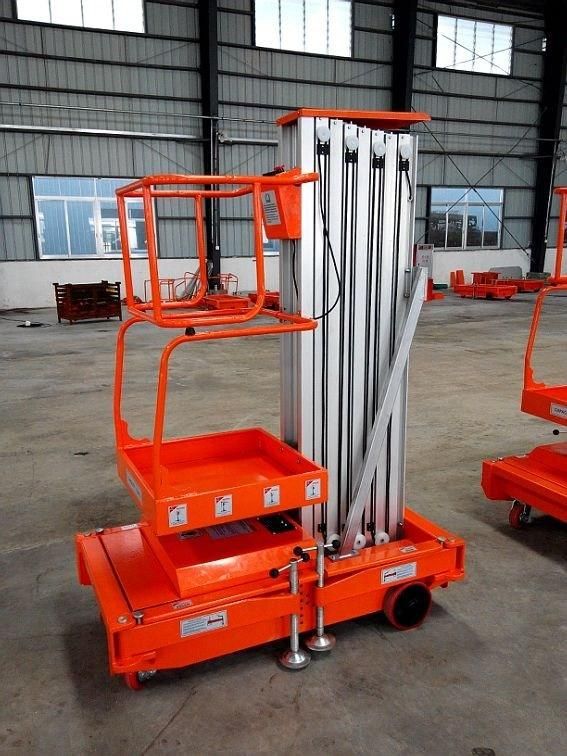 Aerial Work Electric Lift Table Multi-Mast Aluminium Alloy Lifting Platform