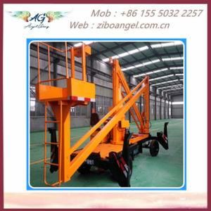 4m-8m Height Moveable High Strength Manganese Steel Lift Platform Self-Drive Articulating Lifting Platform Lift Table