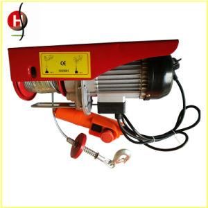 Hot Sale Mini Crane PA Electric Wire Rope Hoist with up and Down Limit Device Made in China