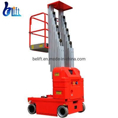 200kg Automatic Vertical Elevated Man Working Platform Electric Masts Lift