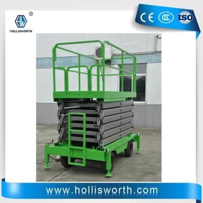 Movable Steel Scissor Lift for Warehouse and Workshop