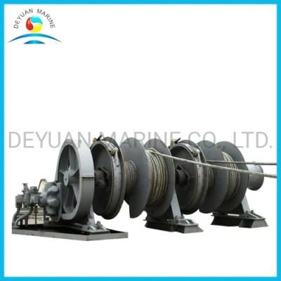 Marine Hydraulic Multi Drum Deck Mooring Winch