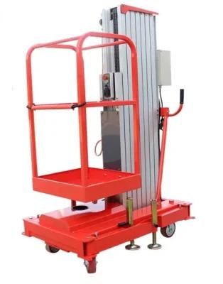 10m Aerial Work Lifting Equipment Portable Aluminum Lift with CE