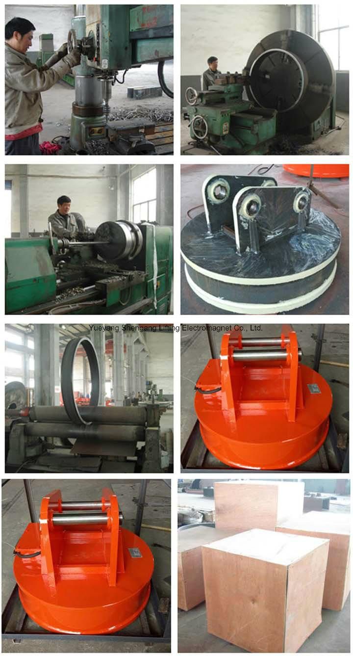 1000kg Lifting Capacity of Excavator Lifting Magnet for Lifting Scraps