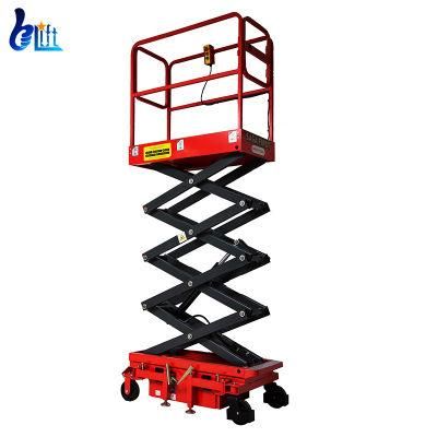 3m-4m Height Mini Construction Lifter Propelled Walking Mobile Scissor Lift Tables