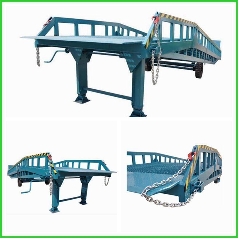 Adjustable Mobile Dock Ramp for Loading Cargo 10 Tons