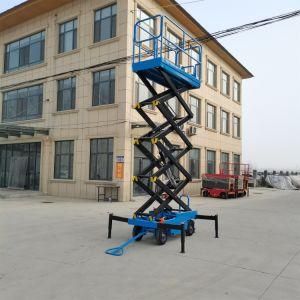 18m Hydraulic Mobile Scissor Lift Platform for Aerial Work
