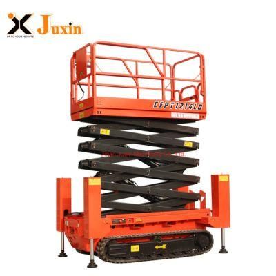 Crawler Electric Self-Propelled Maintenance Indoor Outdoor Aerial Vertical Platform Lift for Sale