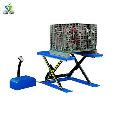 1ton Stationary Low Profile U Type Scissor Lift Table