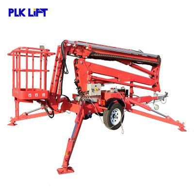 16m Trailer Boom Lift for Sale Cherry Picker Lift