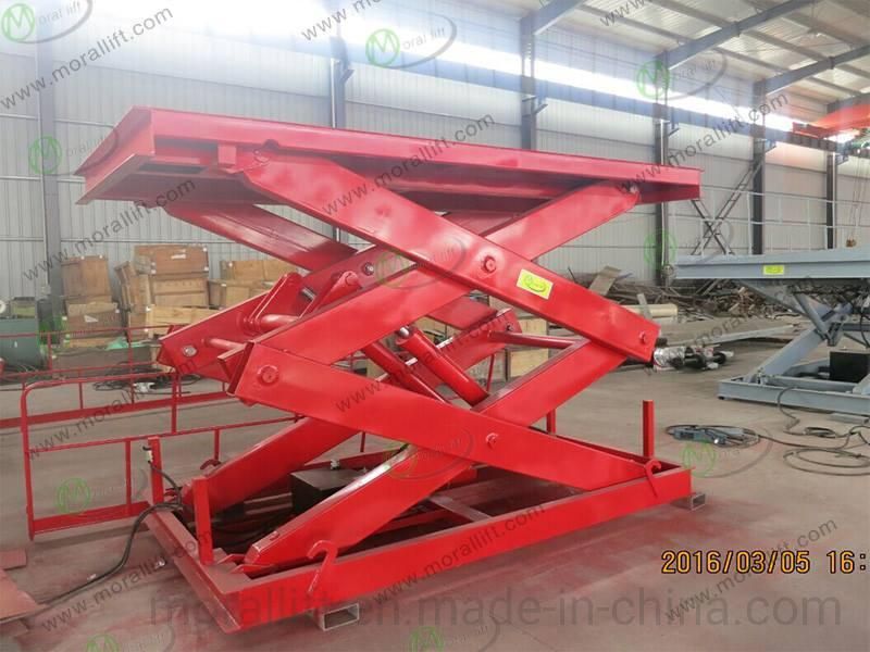 Stationary scissor dock lift with CE