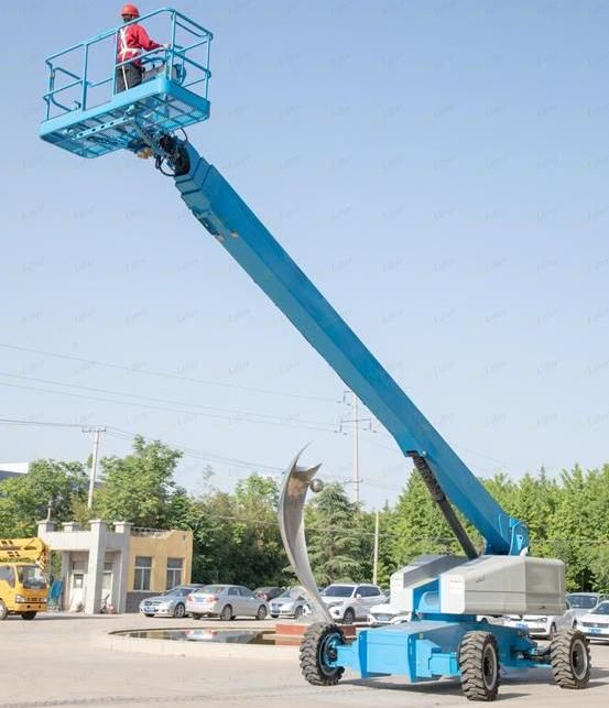 Diesel Powered Durable Telescopic Self-Propelled Boom Lift with CE Approved