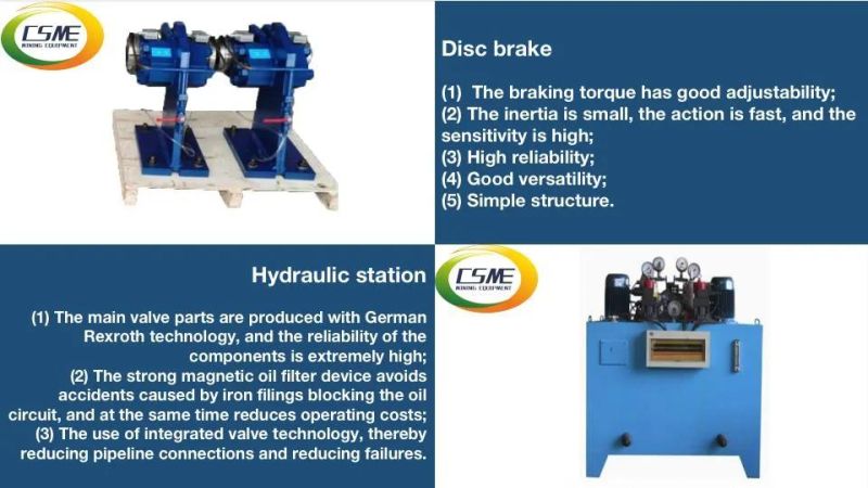 Single Drum Mining Hoist for Lifting Mine From Deep Underground Wells