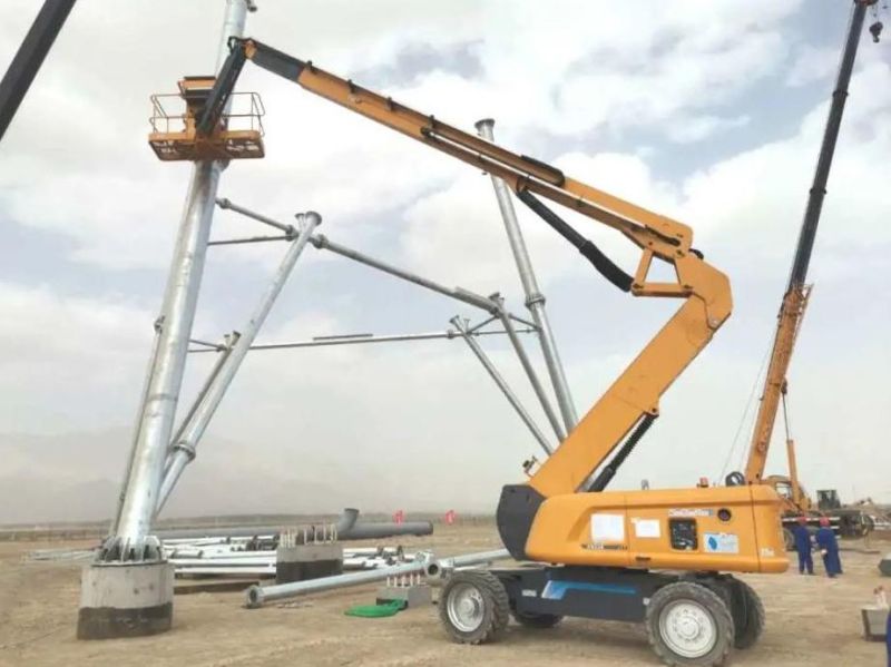 28m Hydraulic Mobile Xgs28 Telescopic Boom Lift Platform