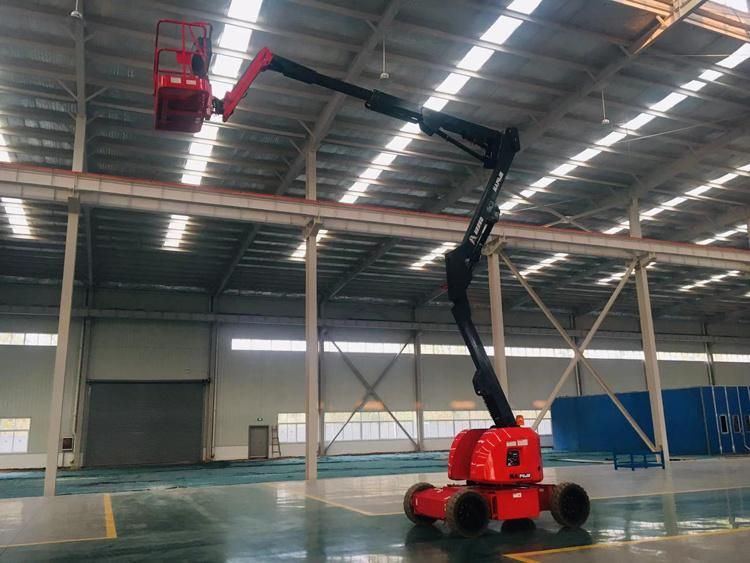 Hered 14m 48V/370ah Electric Articulating Boom Lift with CE (HA14JE)