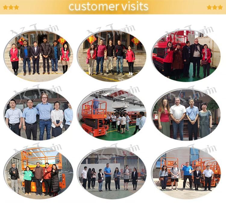 En280 Approved 6.5m Small Electric Mini Hydraulic Automatic Scissor Lift Platform with Low Cost