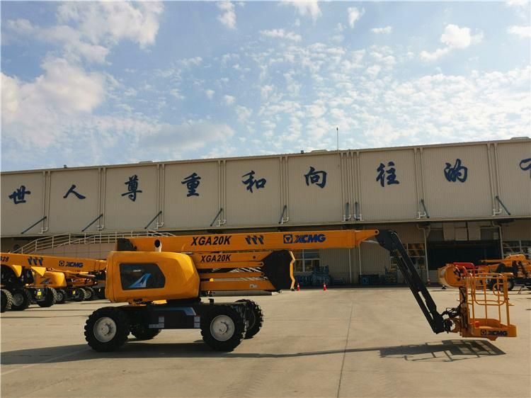 XCMG Official Lifting Equipment 20m Self-Propelled Articulated Boom Lift Machine Xga20K China Electric Towable Boom Lifts for Sale