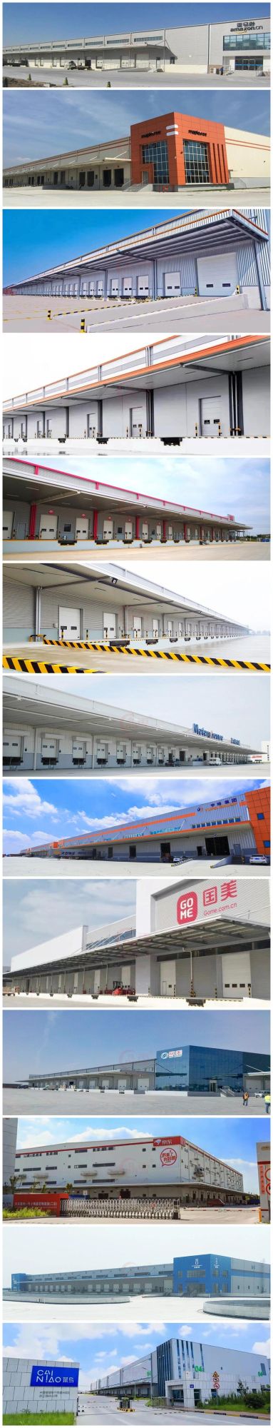 Warehouse Loading Unloading Area Hinged Lip Stationary Hydraulic Dock Leveler