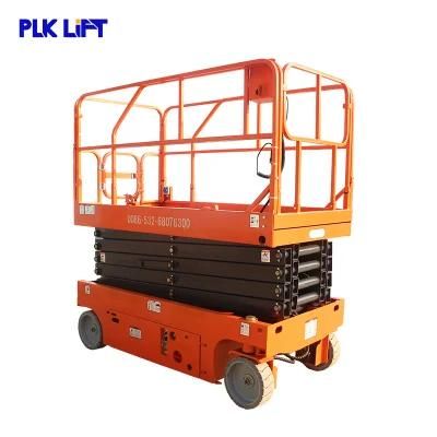 8m 10m Aerial Man Lift Hydraulic Scissor Lift Electric