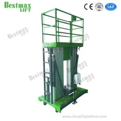 6m Height Double Mast Aluminum Aerial Work Platform