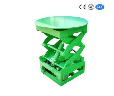 2000kg Loading Stationary Scissor Lift for Handling Raw Materials