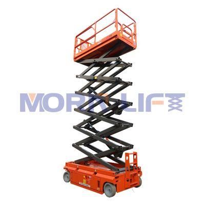 Moving 8m Working Height Morn Mobile Platform Hydraulic Scissor Lift