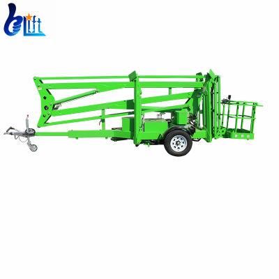 CE ISO 200kg Hydraulic Diesel Engine Aerial Man Lift Spider Boom Lift