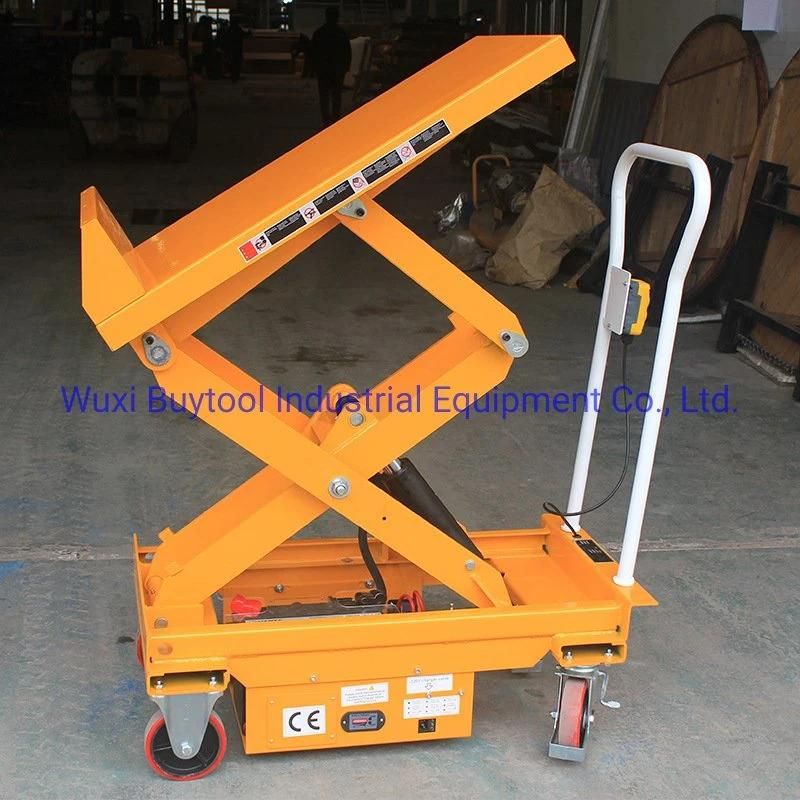 Electric Lift & Tilt Transport Scissor Lift Platform