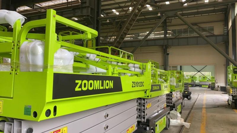 Zoomlion 14m Small Scissor Lift Aerial Work Platform Zs1414HD Hydraulic Scissor Lift