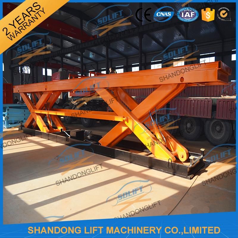 Warehouse Cargo Scissor Lift Elevator Machine