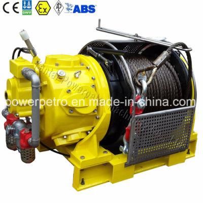 Wire Rope Pulling Hoist Application and Hand Power Source Manual Wire Rope Winch