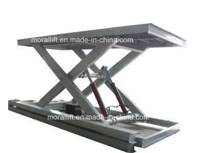 Stationary heavy load capacity hydraulic vertical scissor lift