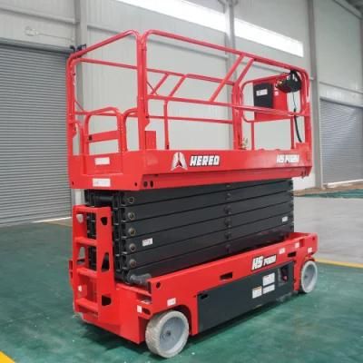 High Quality Self-Propelled Four Wheels Mobile Scissor Lift