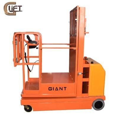 Full Electric Aerial Order Picker Low Profile Hydraulic Self Propelled Order Picker Cargo Lifting Work Positioner (FSEP)