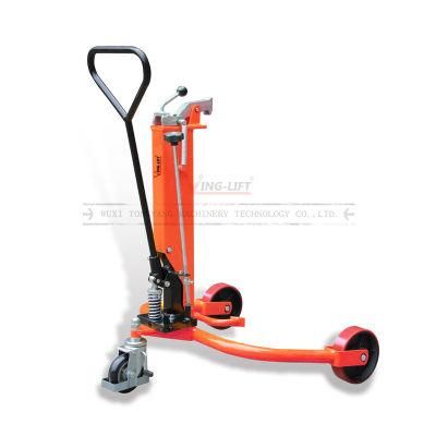 250kg Foot-Operated Hydraulic Oil Drum Handling Forklift/Oil Drum Lifting Cart/Coy Iron Bucket Handling Truck