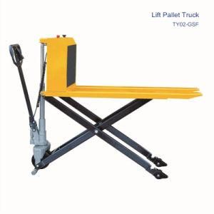 High Hydraulic Hand Pallet Lift Truck Stacker Lifting Platform