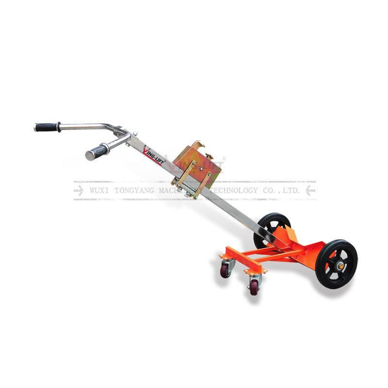 De450d Mobile Drum Handling Oil Drum Hydraulic Hand Drum Truck