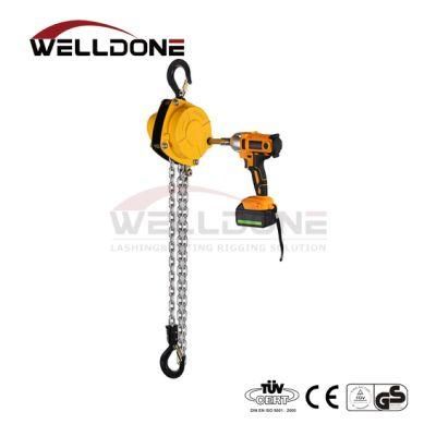 0.25 Ton 3 Ton Portable Electric Hoist with Electric Wrench for Outdoor Use Without Power