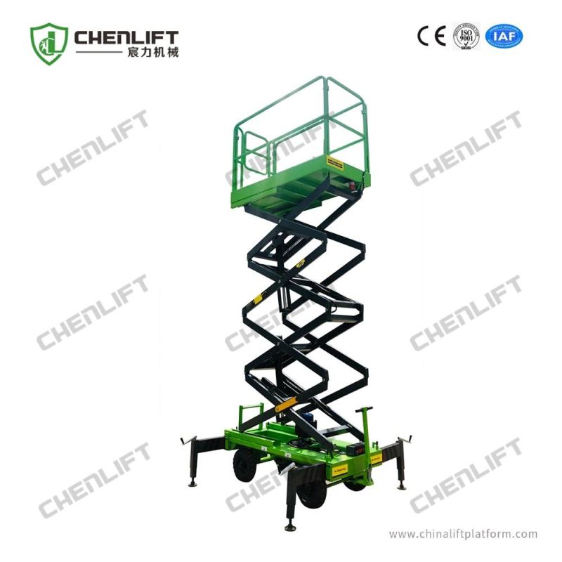 7.5 Meters Manual Pushing Mobile Scissor Lift for Work at Height (MK750)